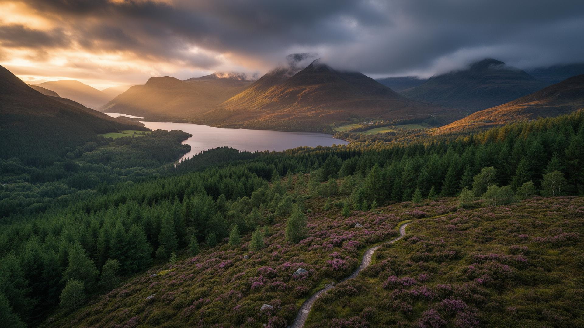 Glen Nevis at dusk